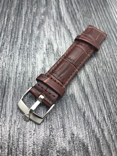 leather rolex watch band|authentic rolex leather watch bands.